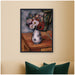 Framed Canvas 18x24 Sylvie Beaded Black 6