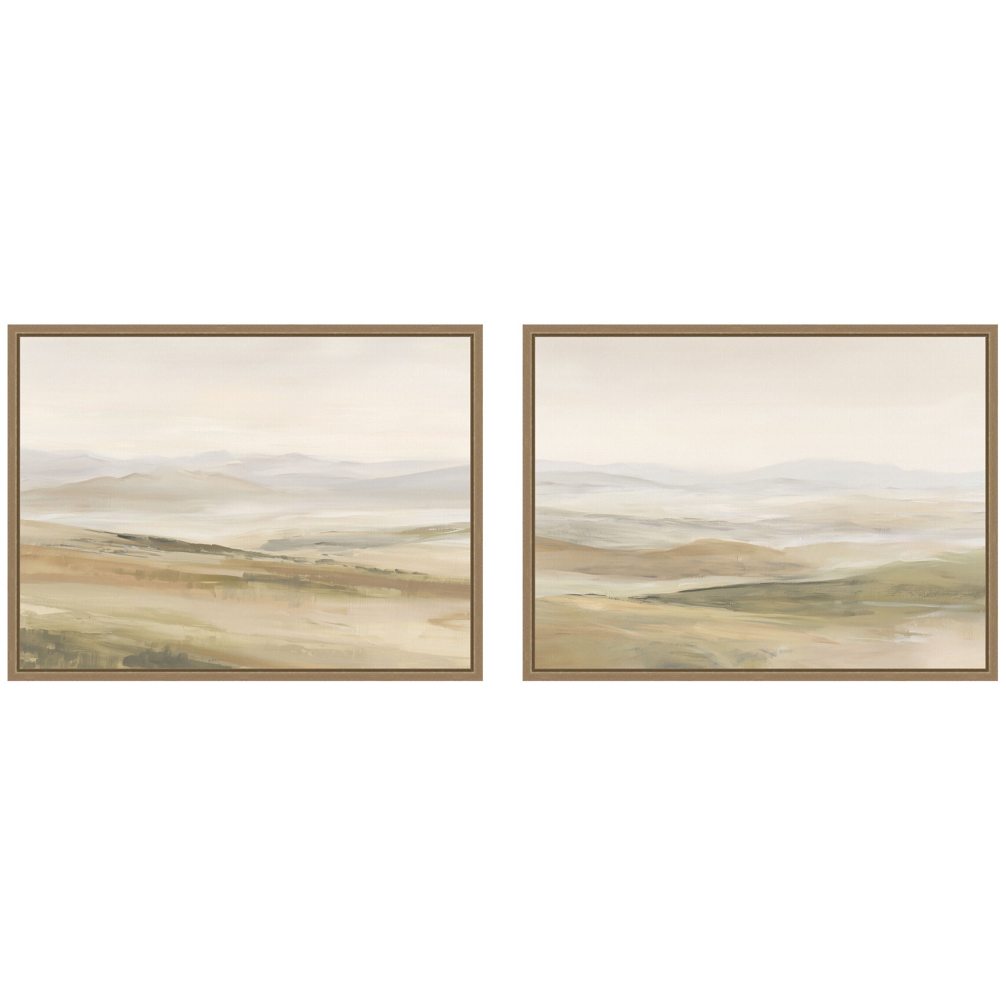 Art Set 2 Piece Set 18x24 Sylvie Dark Gold 1