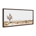 Framed Canvas Sylvie Walnut 18x40 1