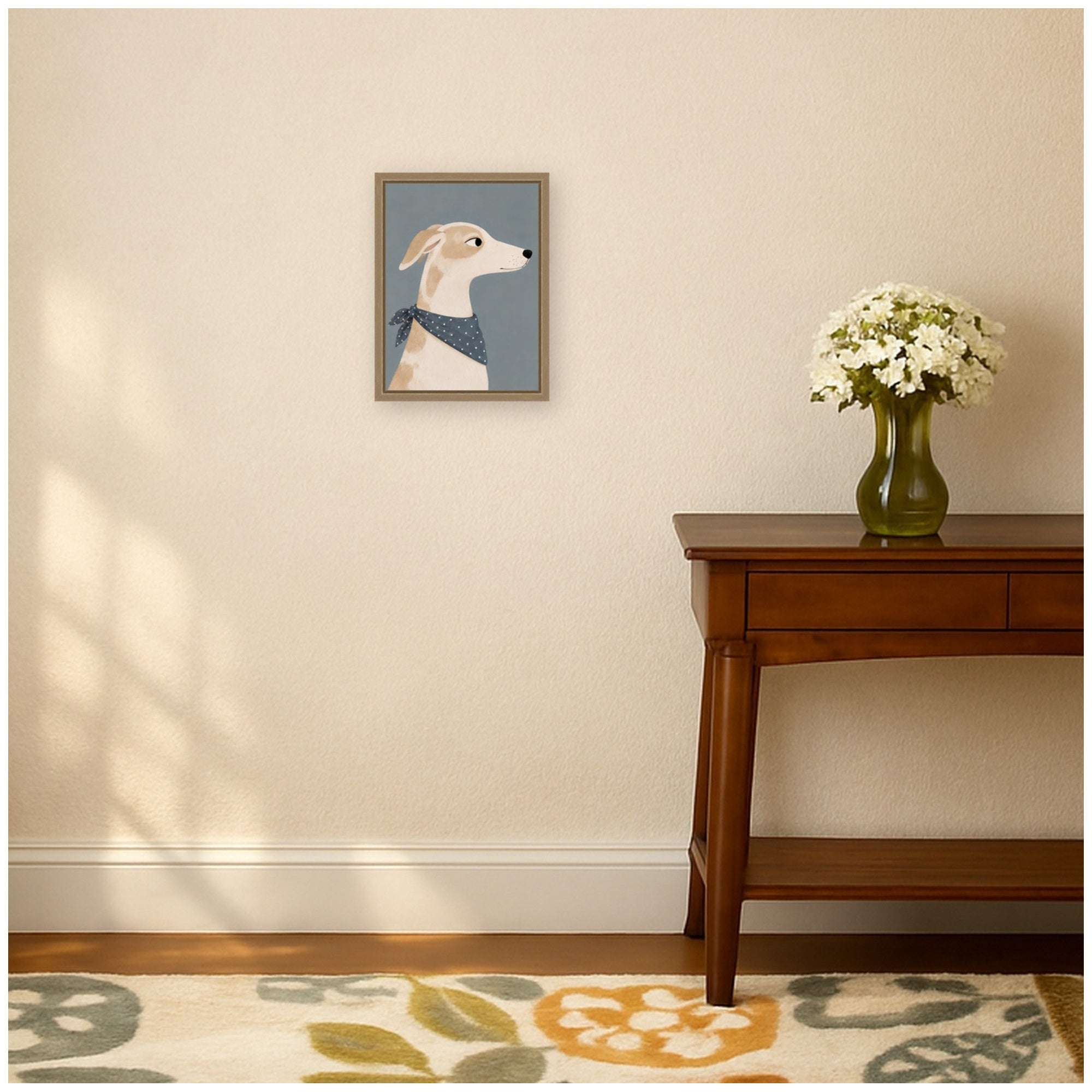 Framed Canvas 10x13 Sylvie Dark Gold 5