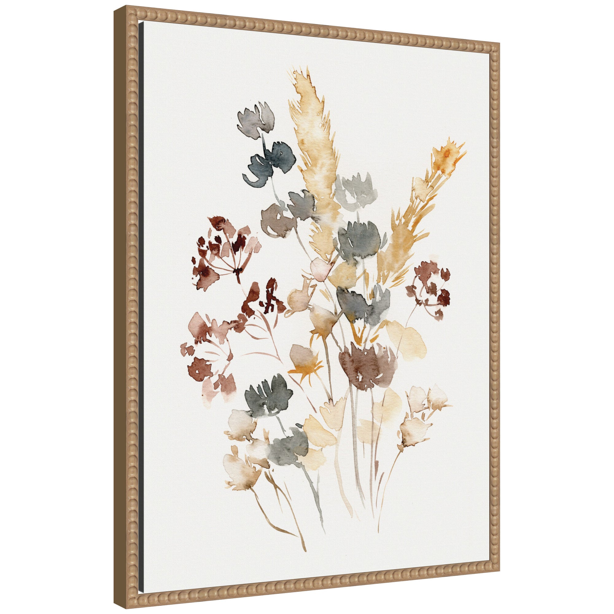 Framed Canvas 18x24 Sylvie Beaded Rustic Natural 1