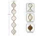 Irregular Mirror 7x42 Gold 2