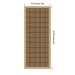 Pinboard 18x42 Florence Gold 2