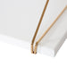 Wall Mounted Desk White Gold 38x14x16 6