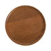 Side Table Walnut Brown Gold 14x14x24 5