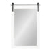 Rectangle Mirror White 24x38 2