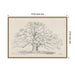Framed Canvas 33x23 Sylvie Dark Gold 2