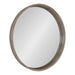 Round Mirror Gray 30" Diameter 1