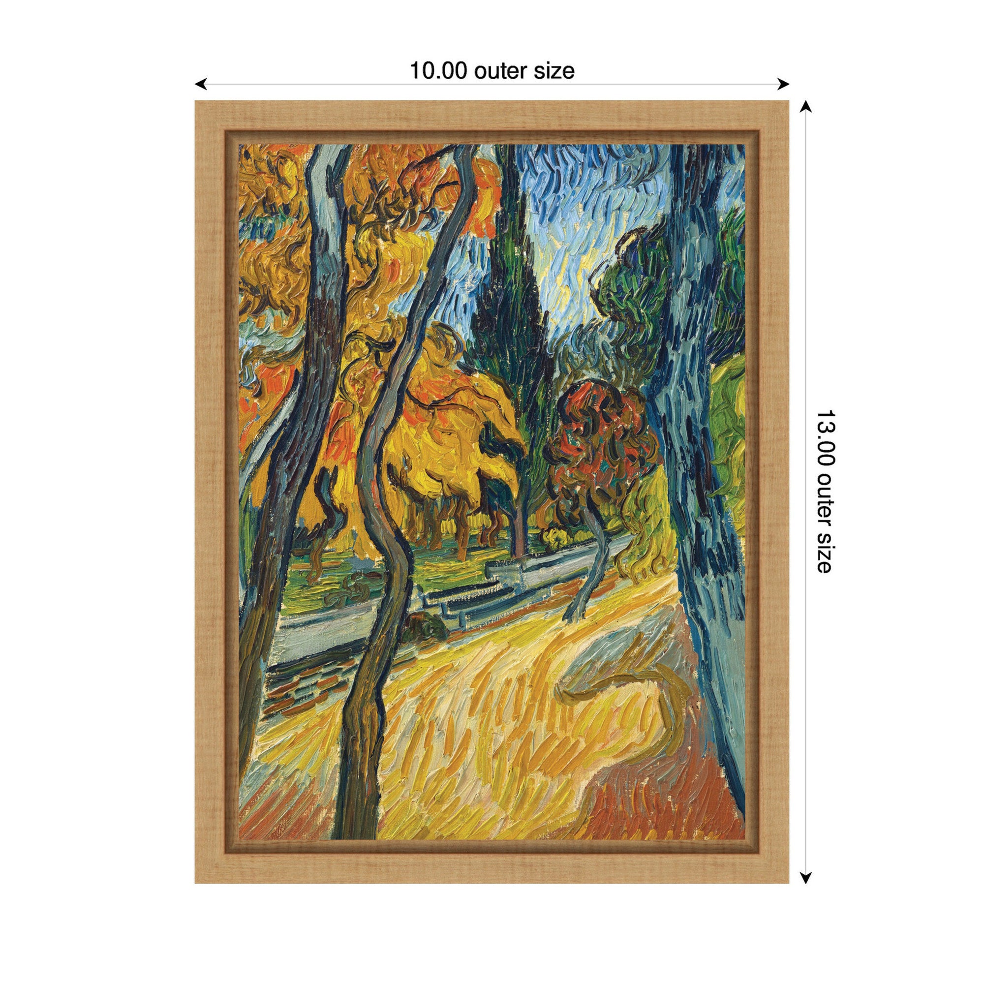 Framed Canvas 10x13 Sylvie Natural 2