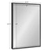 Rectangle Mirror Black 18.75x24.75 5