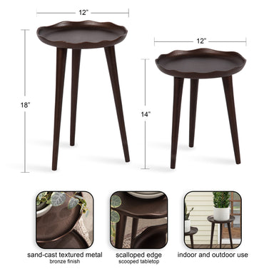 Plant Stand Bronze 2 Piece 2