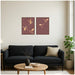 Art Set Sylvie Walnut 2 Piece Set 18x24 5