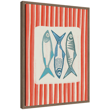 Framed Canvas 18 x 24 Sylvie Walnut 1