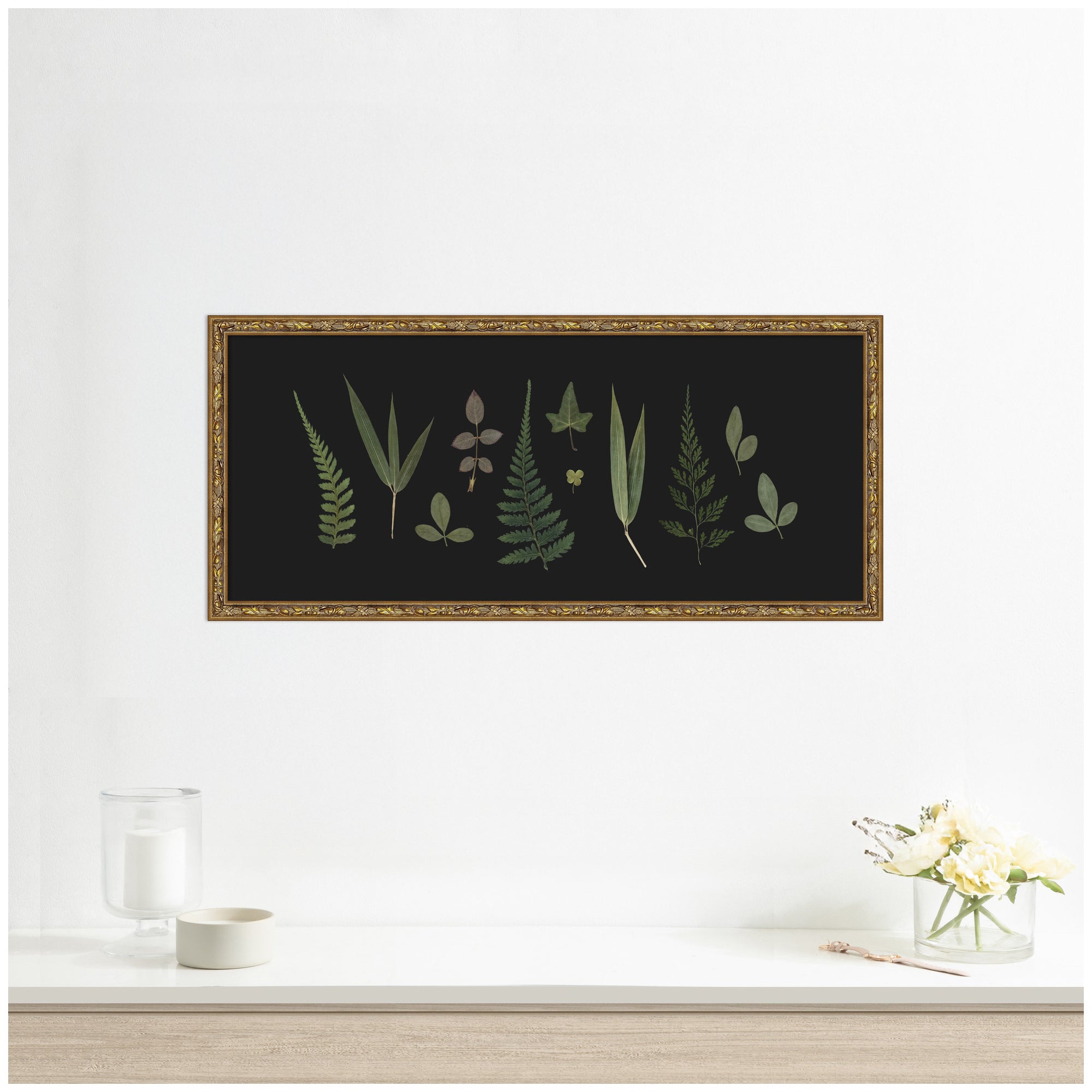Framed Art 25x11 Belvedere Bronze 7