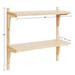 Accent Shelf Natural 24x8x24 2