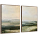 Framed Canvas Sylvie Walnut 2 Piece Set 28x38 1