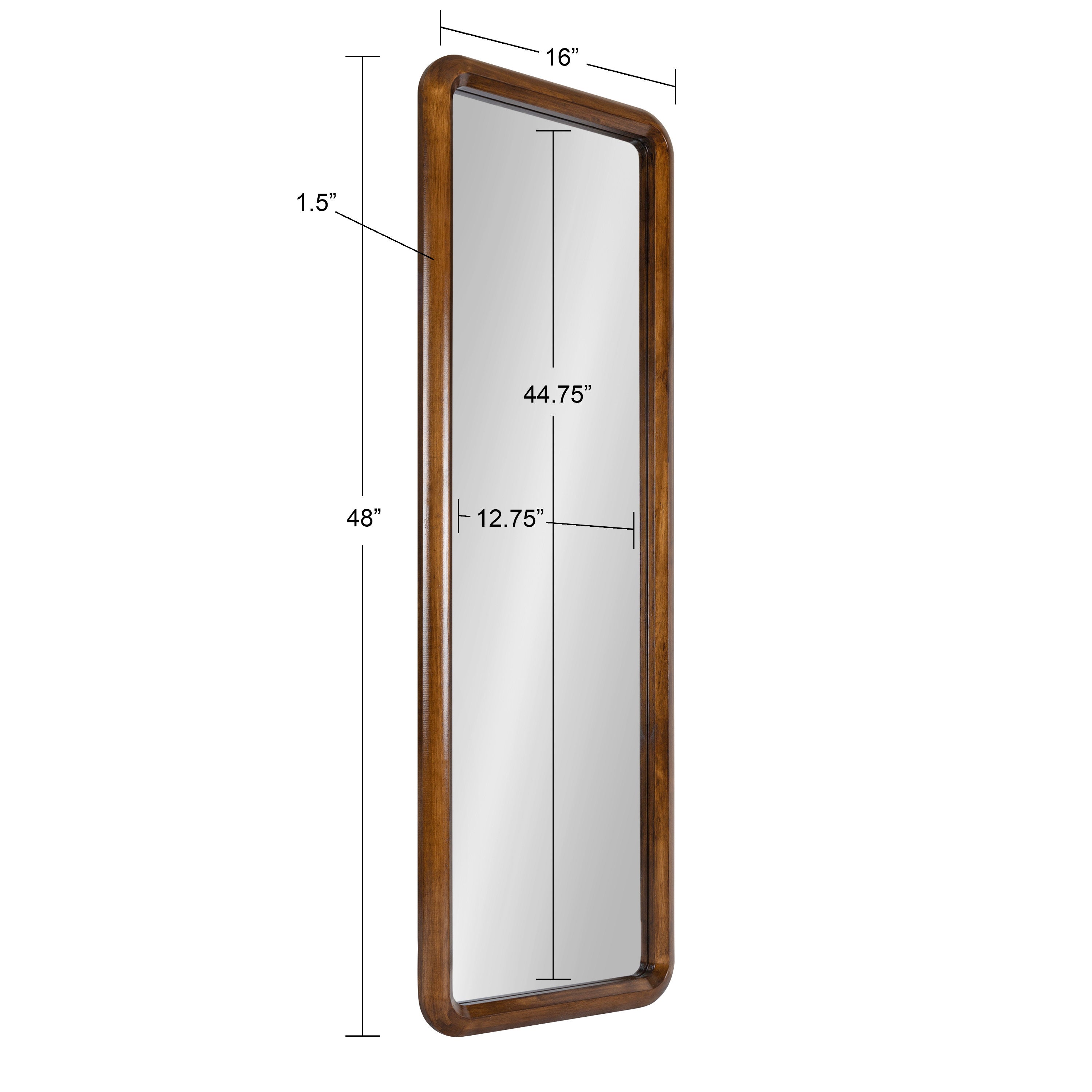 Pao Framed Wood Wall Mirror