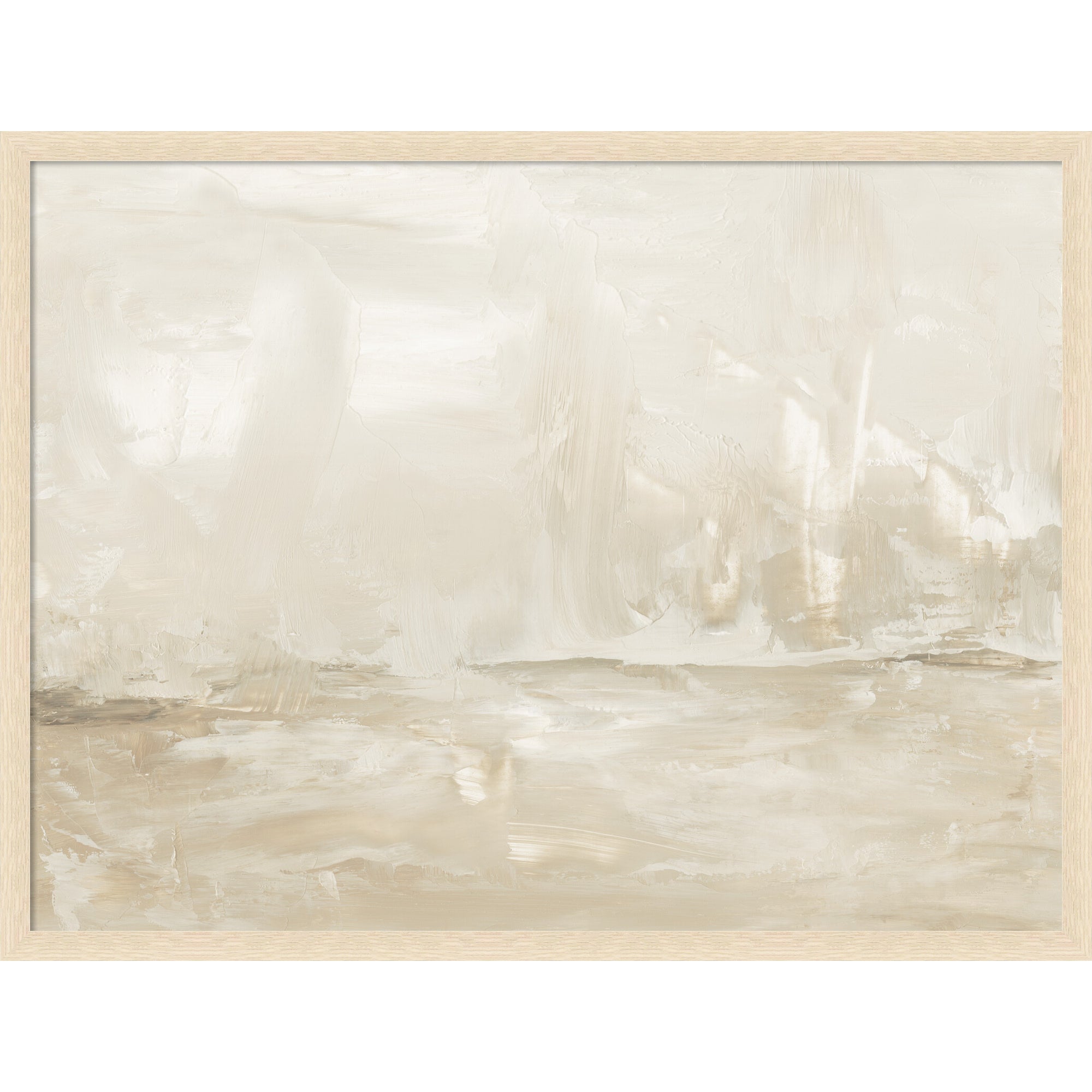 Mounted Canvas 38x29 Woodgrain Stripe Blonde 1