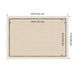 Pinboard 39x27 Eva White Gold Narrow 2