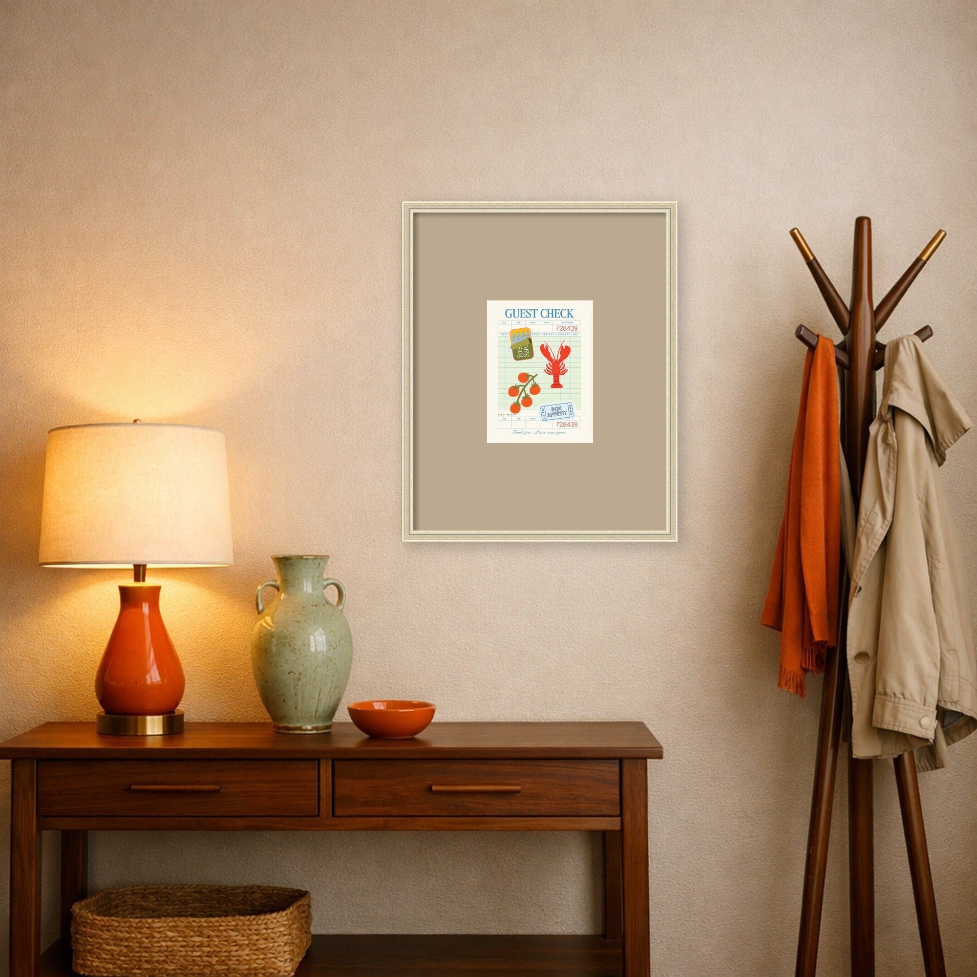 Framed Art 17 x 21 Edith Silver 5