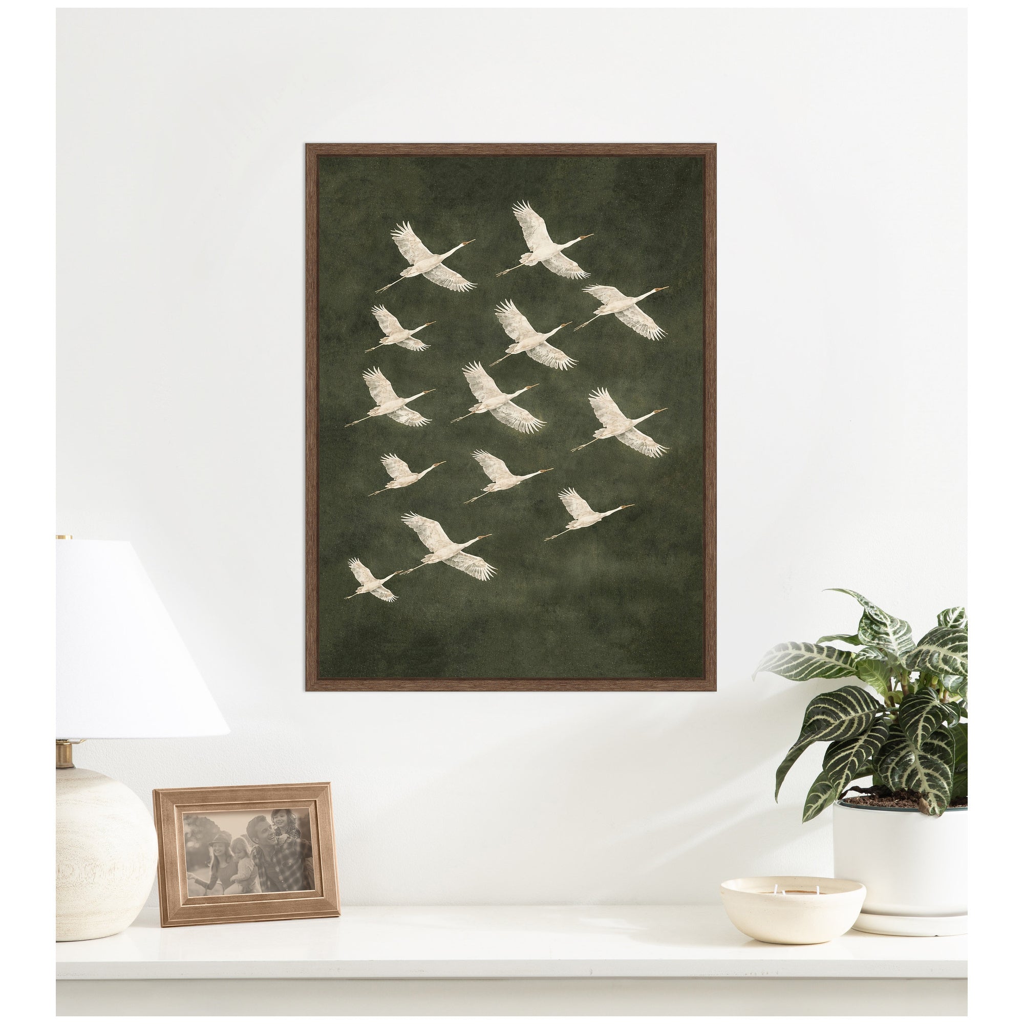 Framed Canvas 18x24 Sylvie Walnut 7