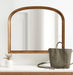 Arch Mirror Rustic Brown 34x28 7