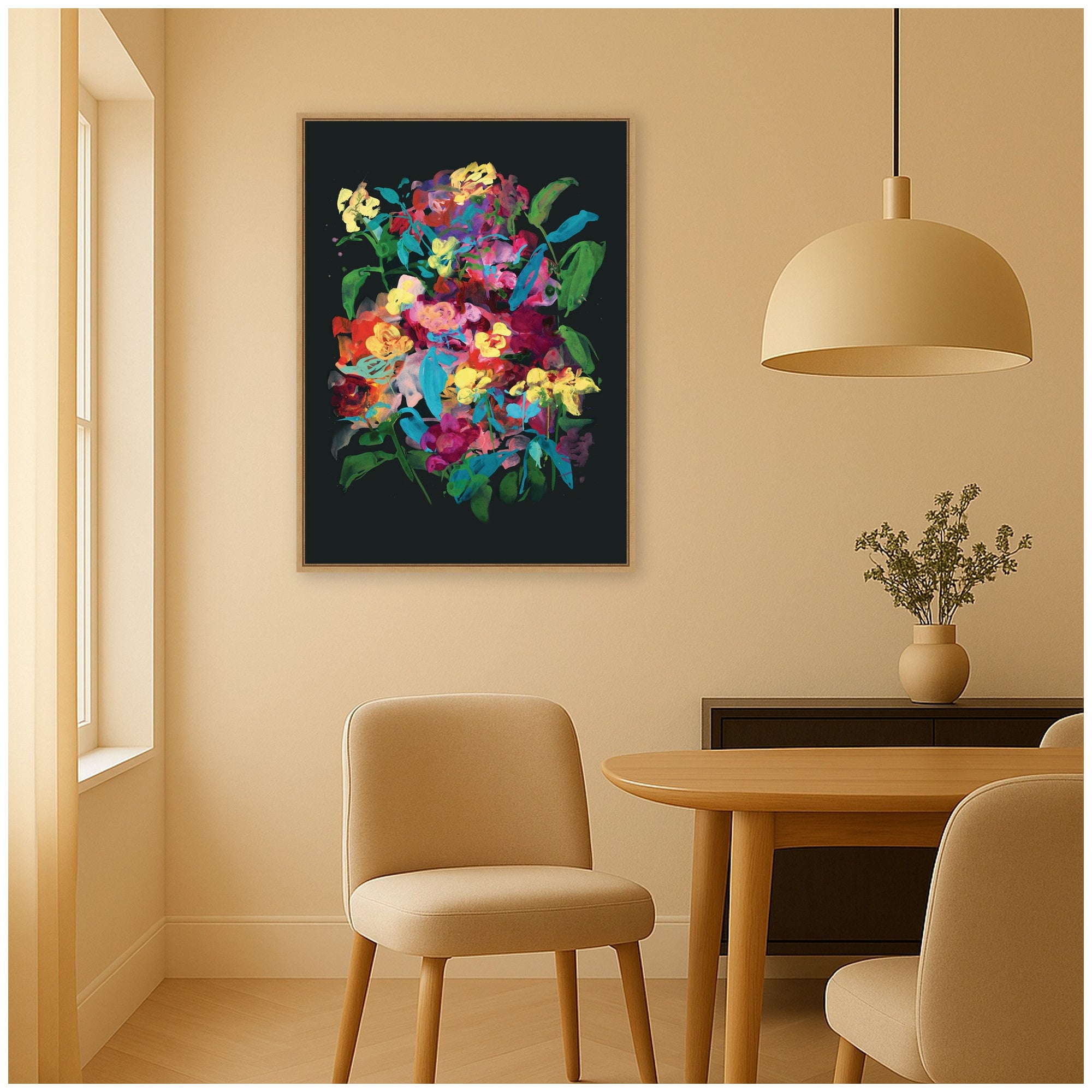 Framed Canvas 28x38 Sylvie Natural 6