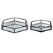 Tray Set Black 2 Piece 2