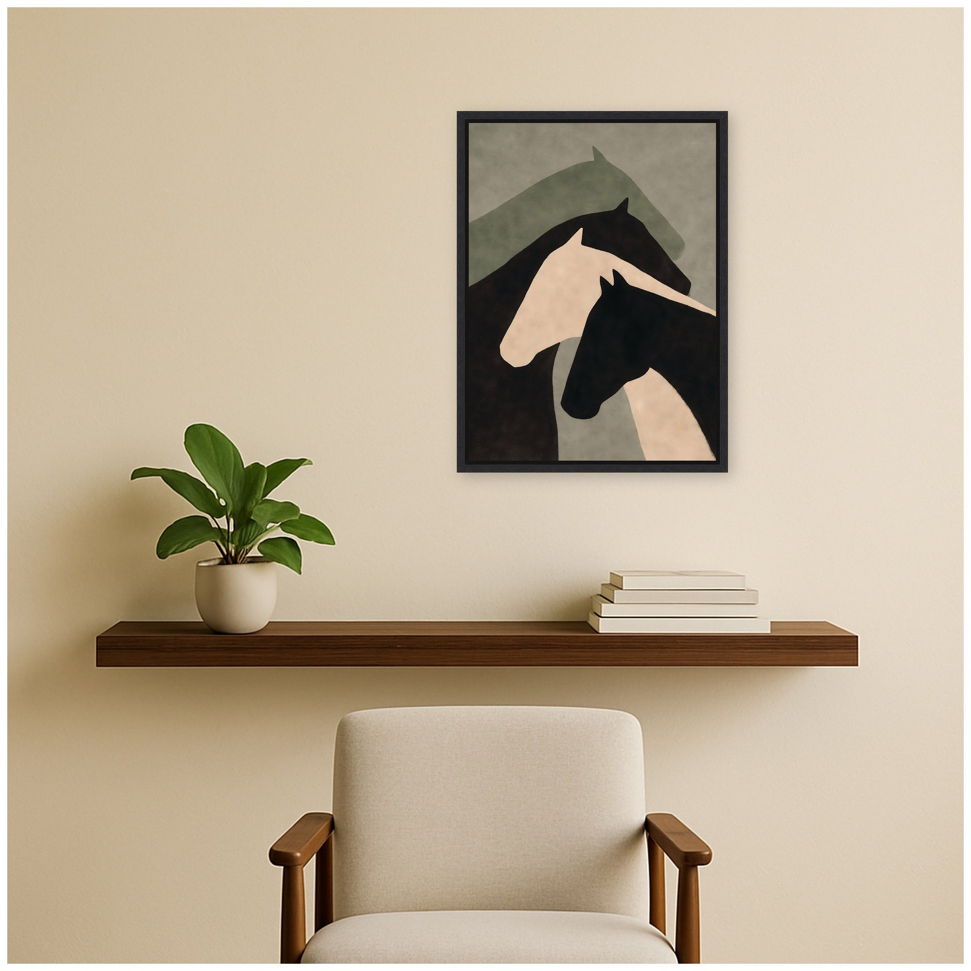 Framed Canvas 18x24 Sylvie Black 6