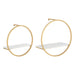 Floating Shelf White Gold 2 Piece 1