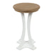 Side Table Rustic Brown 16" Diameter 3