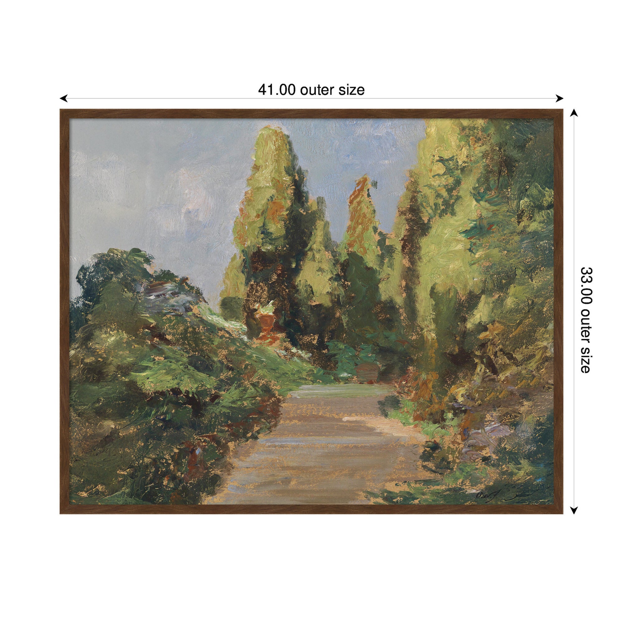 Mounted Canvas 41x33 Carlisle Brown Narrow 2