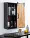 Cabinet Rustic Brown 24x7.25x28 7