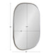 Capsule Mirror Silver 24x36 5