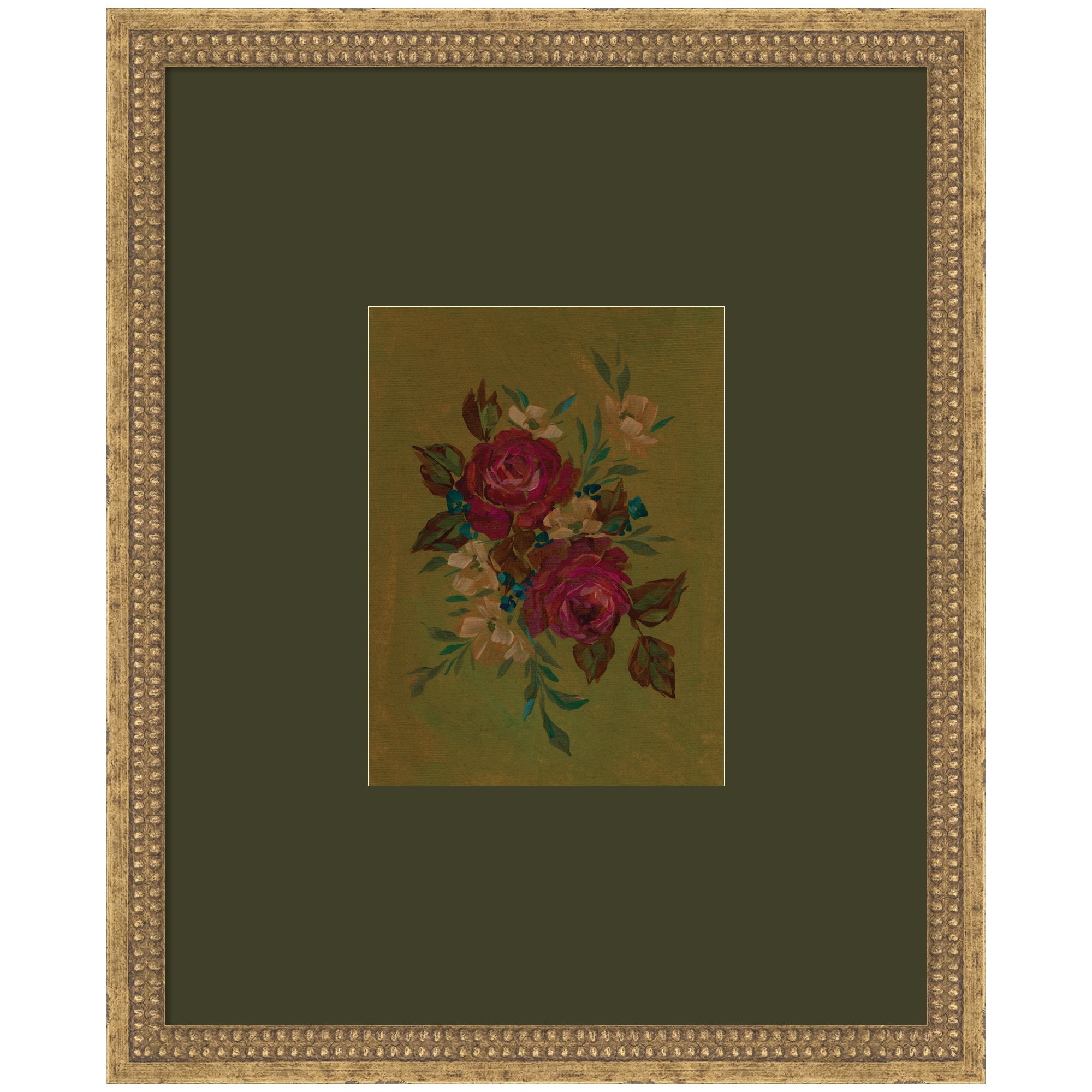Framed Art 18x22 Castellan Gold 1
