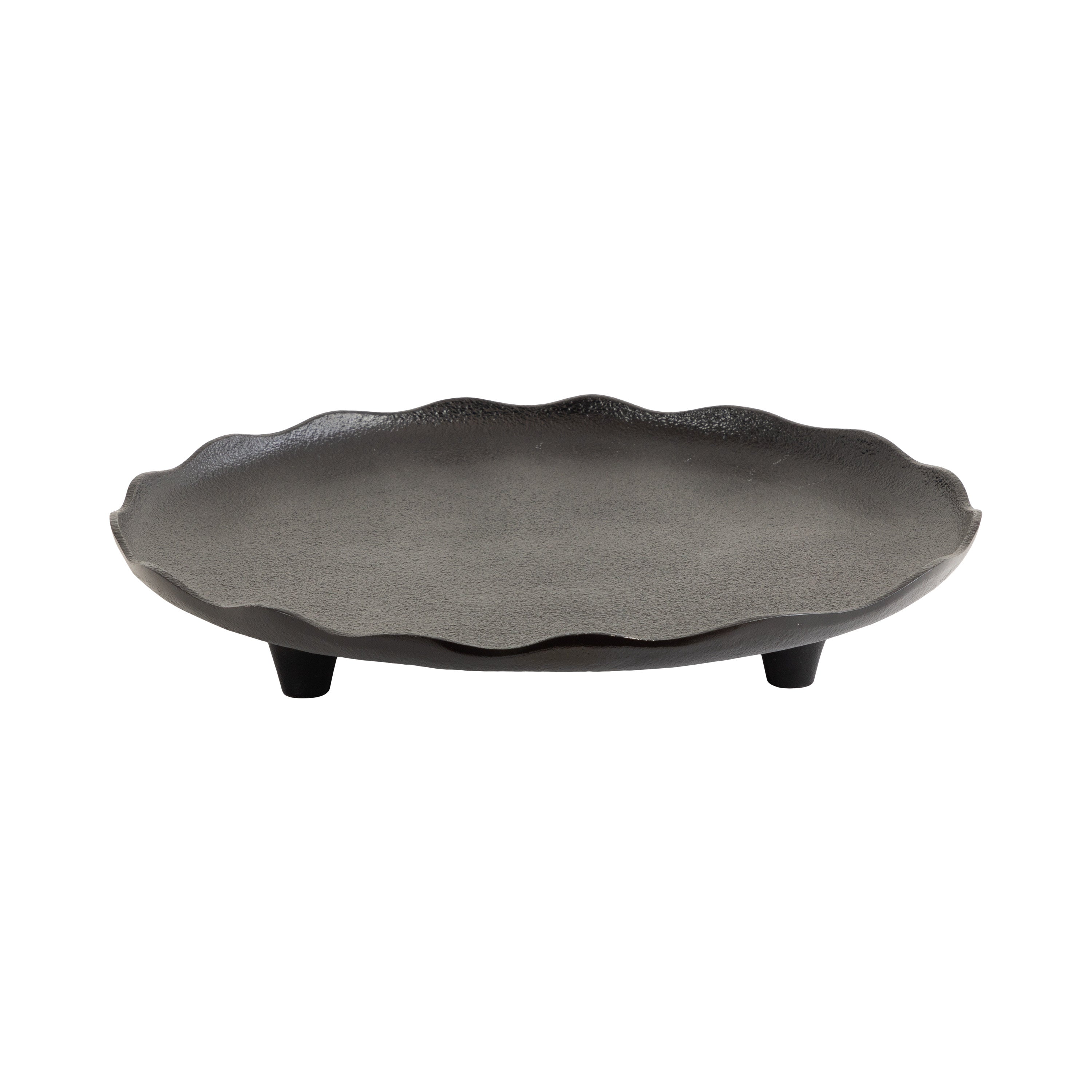 Serving Tray 16" Diameter Black 1