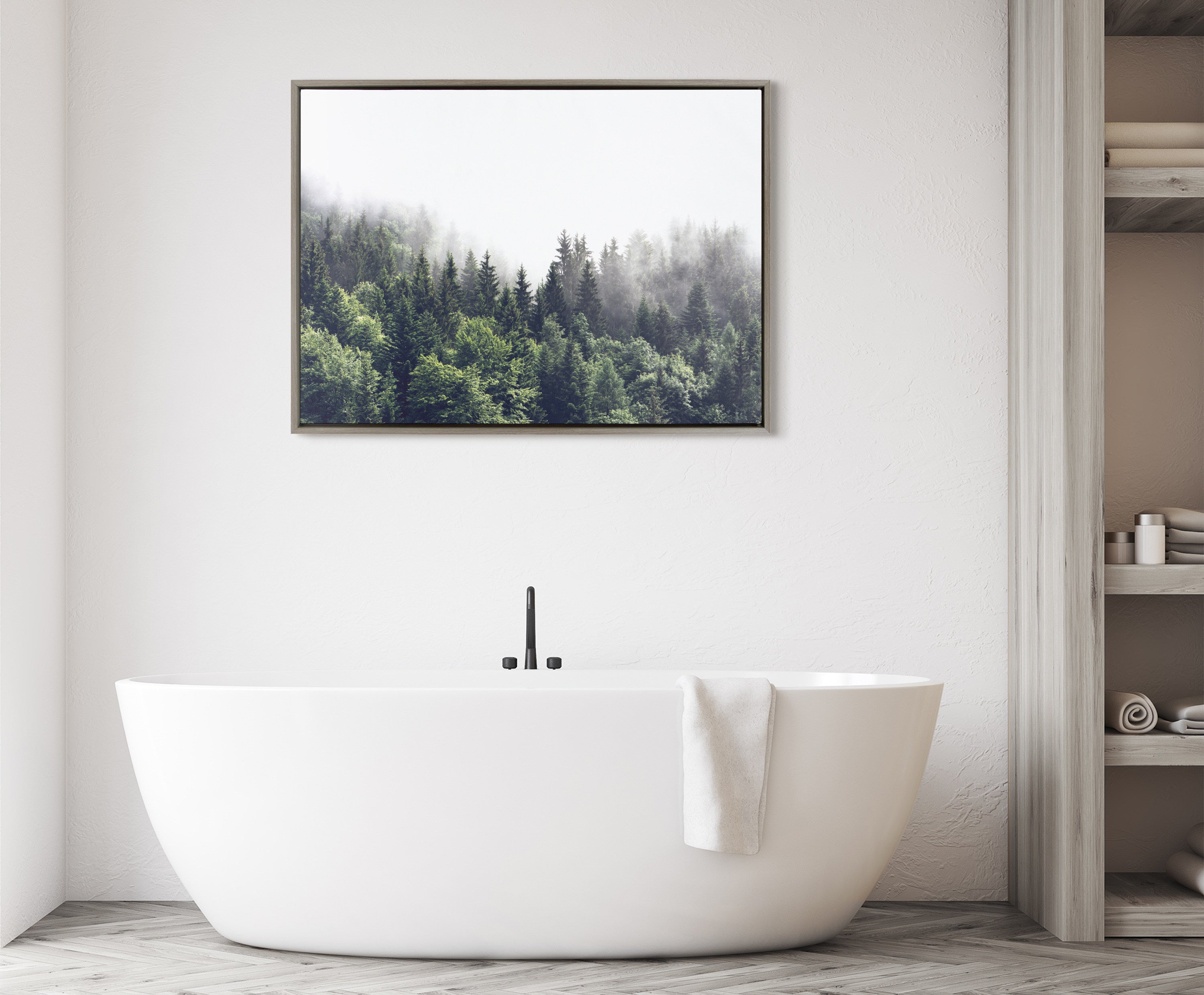 Framed Canvas Sylvie Graywash 28x38 7