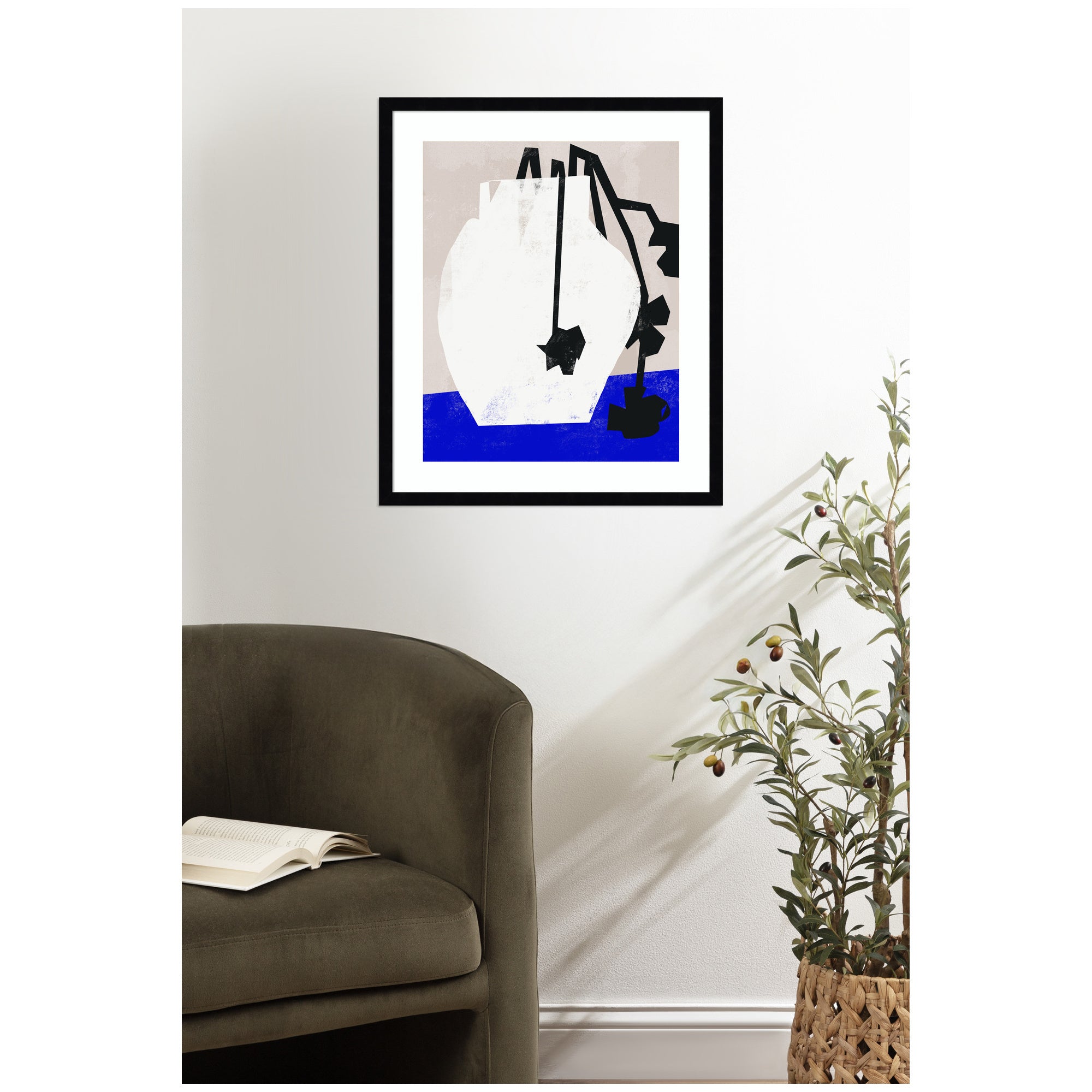 Framed Art Svelte Noir Black 21x25 7