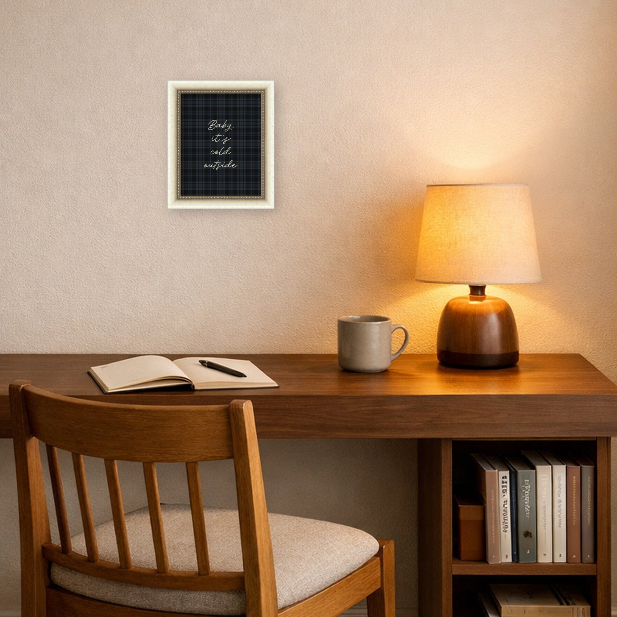 Mounted Canvas Belmont Distress White 10x12 5