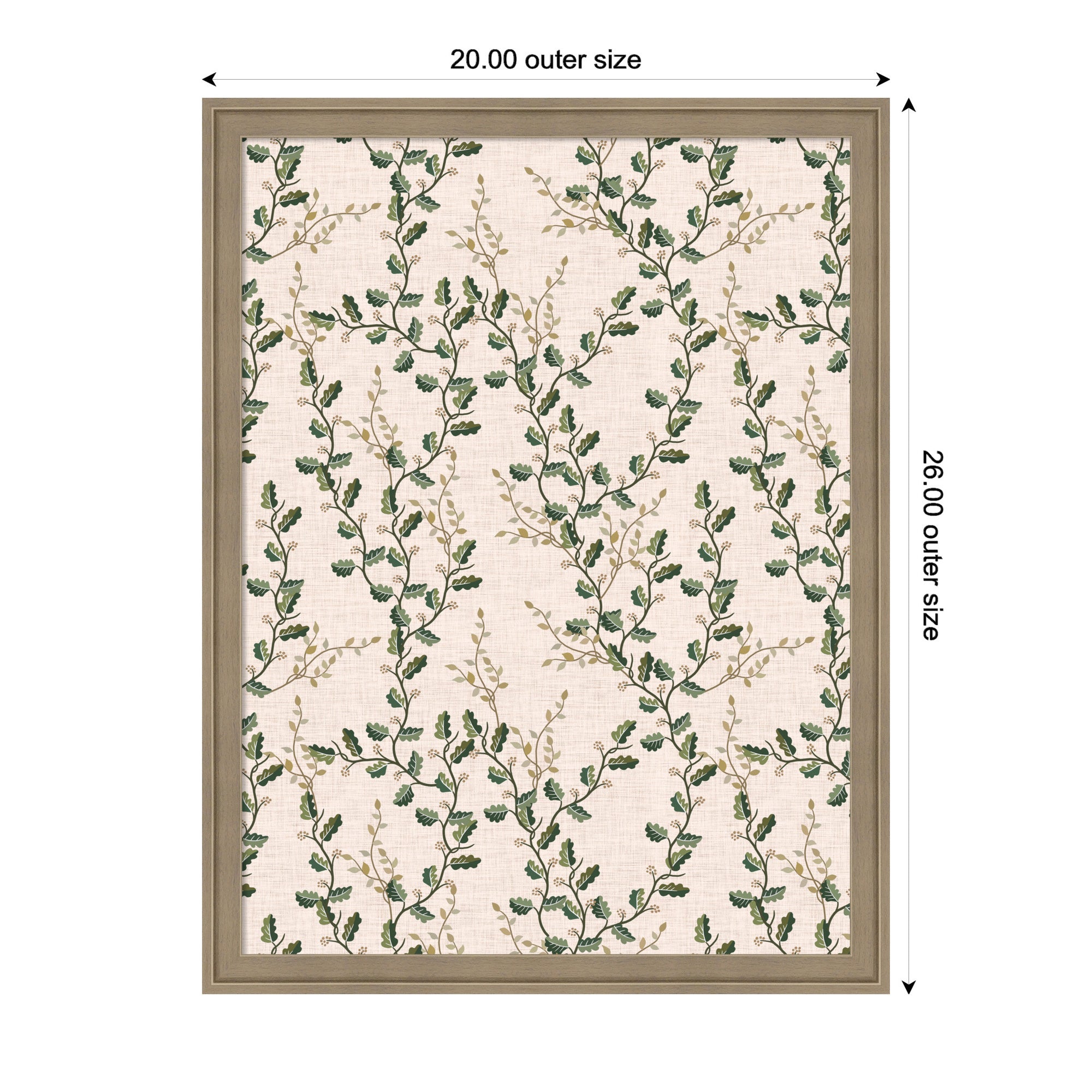 Pinboard 20x26 Florence Light Brown 2