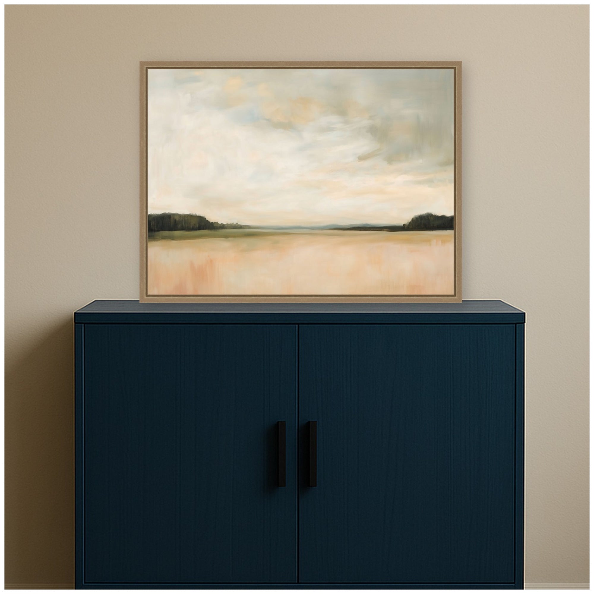 Framed Canvas 24x18 Sylvie Dark Gold 6