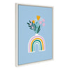 Sylvie Happy Flowers Framed Canvas by Duchess Plum
