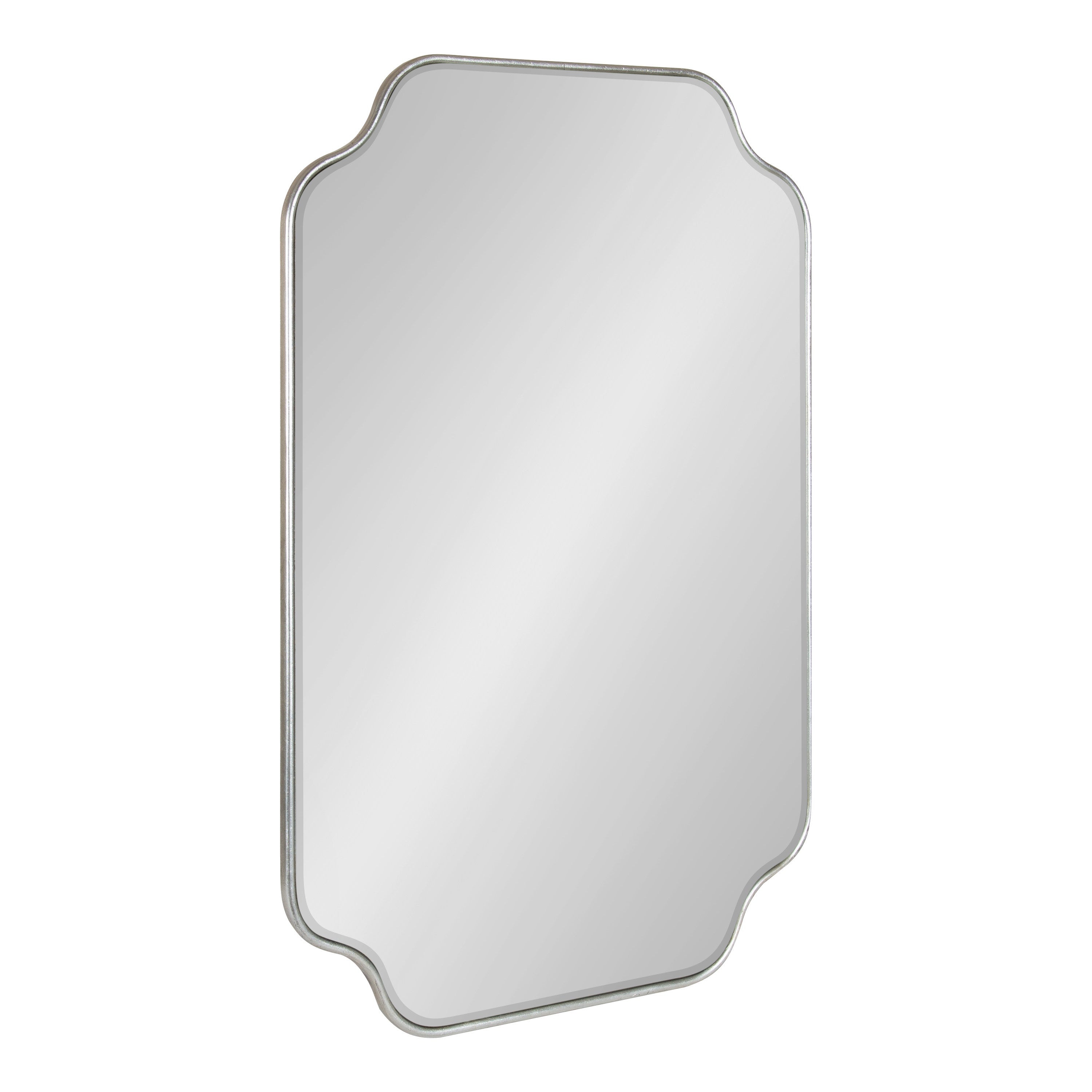 Scallop Mirror 24x36 Silver 1