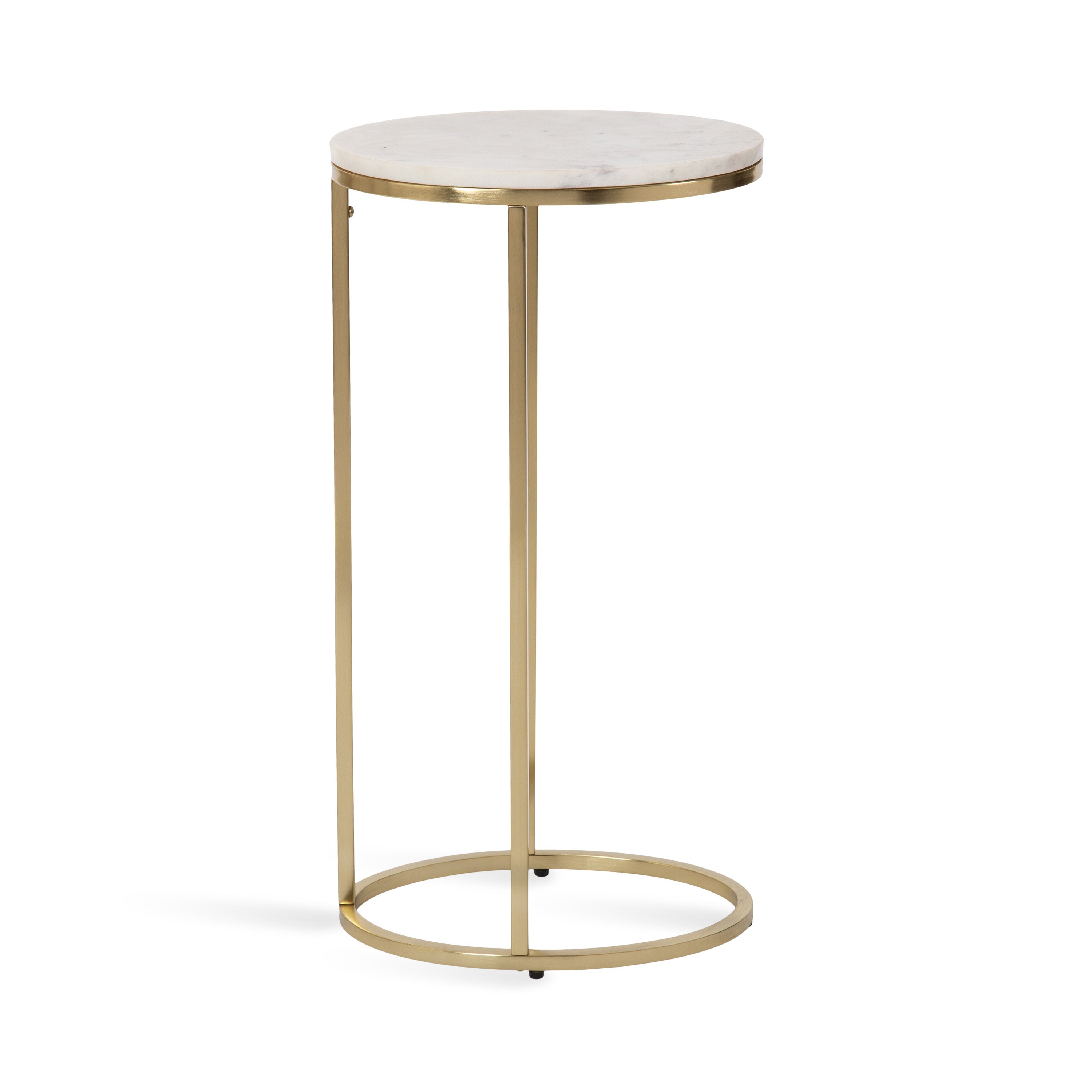 C Table White Gold 14x9x28 5