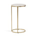 C Table White Gold 14x9x28 5