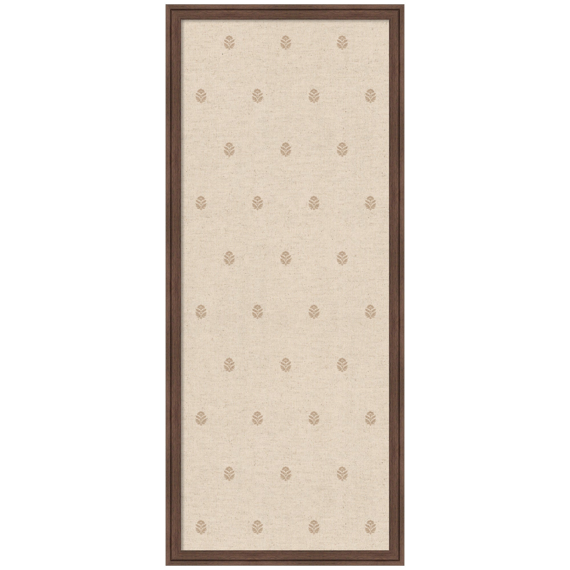 Pinboard Beige Botanical Block Print