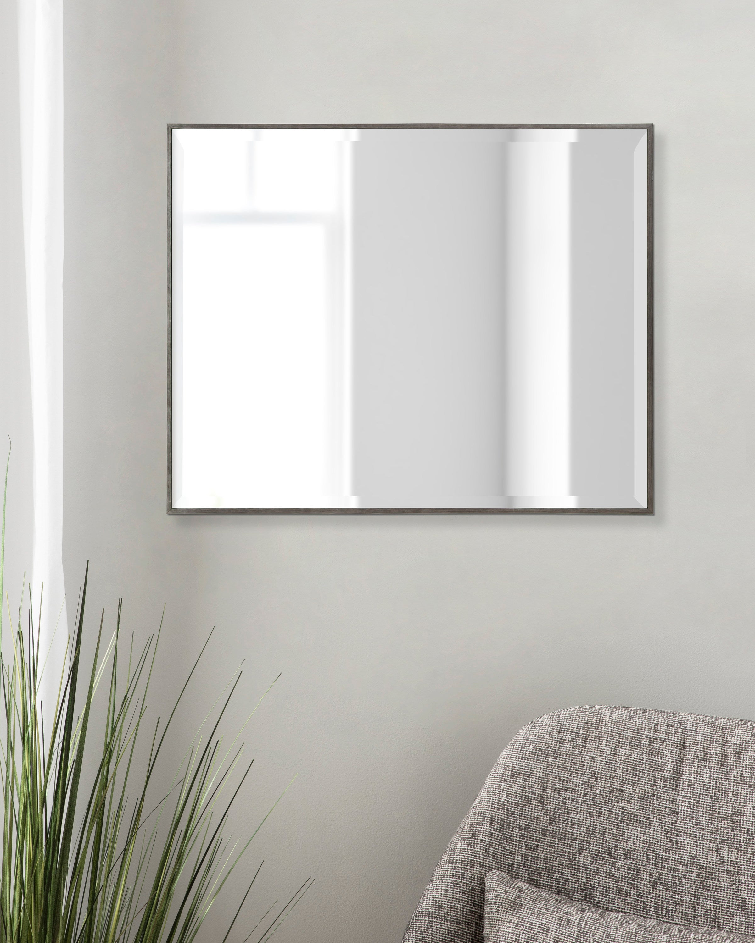 Rectangle Mirror Dark Silver 22.75x28.75 6