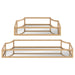 Floating Shelf Gold 2 Piece 4