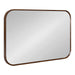Rectangle Mirror Walnut Brown 23x35 6