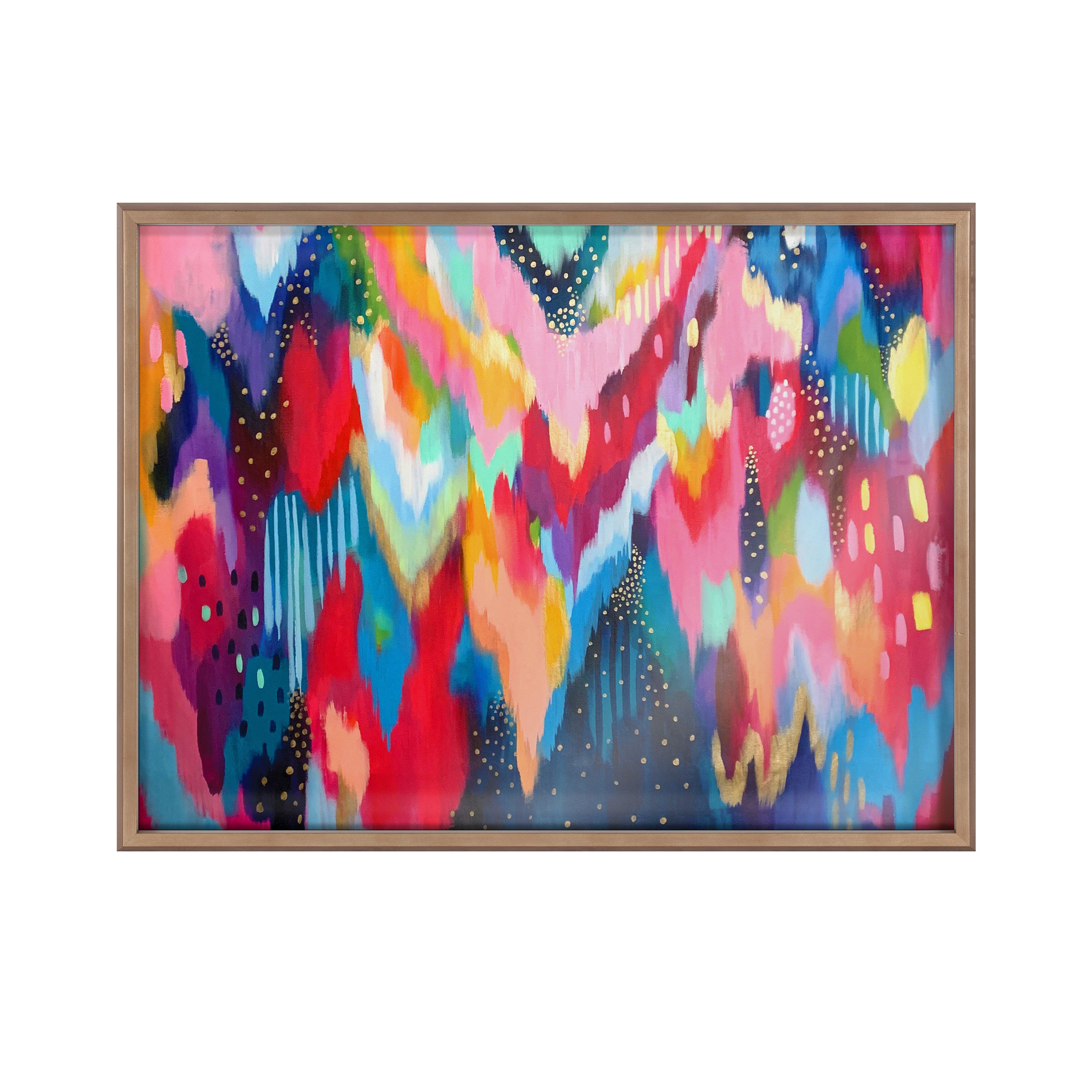 Blake Brushstroke 100 Framed Printed Art by Jessi Raulet of Ettavee